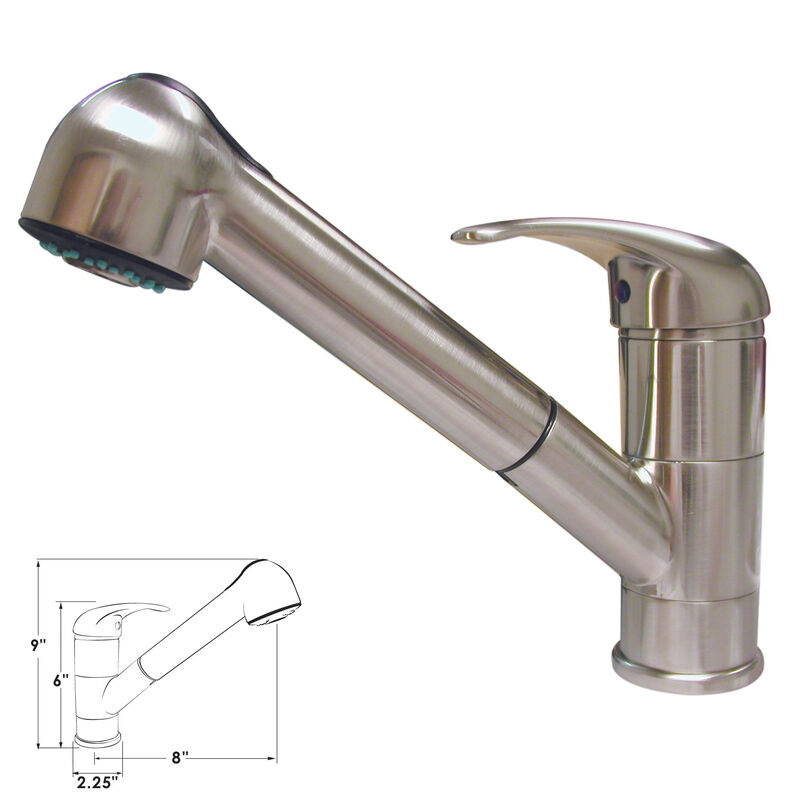 ITC Lever Pull-Out Kitchen Faucet image number 1